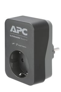 APC PME1WB-GR Surge Protector Black, Gray 1 x 230 V power outlet