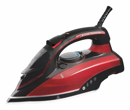Zelmer ZIR3210 Performance Żelazko parowe Podkładka Diamond 4D 3200 W Czarny, Czerwony