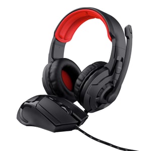 Trust 24761 Headphones/Headset, Wired, Headband, Gaming, Black, Red