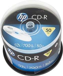 HP CRE00017 CD-R-skiva 700 MB 52x 50 st.