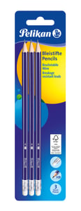 Pelikan 978866 HB Graphite Pencil, 3-pack