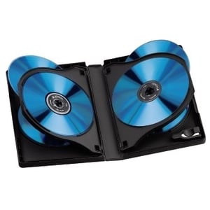 Hama DVD Box 6, svart, förpackning – 3 stycken, 6 skivor, svart