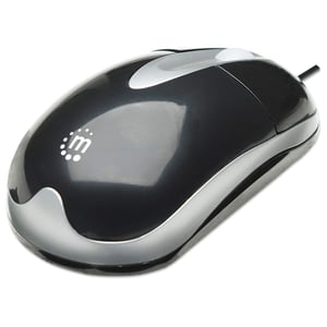 Manhattan 177016 Maus Büro Beidhändig USB Typ A Optisch 1000 DPI