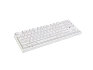 GENESIS Thor 404 TKL USB Gaming Keyboard, QWERTY, US/International, White