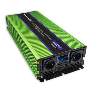 Qoltec Monolith strömadapter/omformare Automatisk 4000 W Grön