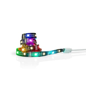 Nedis BTLS20RGBW LED-remsa Blå, Grön, Röd, Varmvitt 2700 K 4 W F