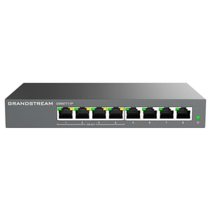 Grandstream Networks GWN7711P przełącznik sieciowy Zarządzany L2 Gigabit Ethernet (10/100/1000) Obsługa PoE Montaż na biurku/ścianie Szary