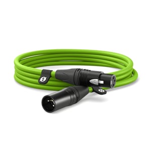 RØDE XLR3M-G 3-meter XLR audio cable, green