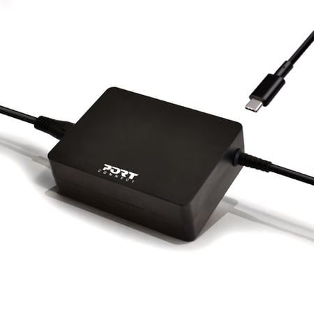 Port Designs 900098 adapter zasilający/ inwentor Wewnętrzna 90 W Czarny