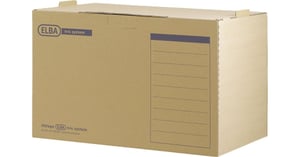 Elba 100421093 Aufbewahrungsbox für Dokumente, Karton, beige