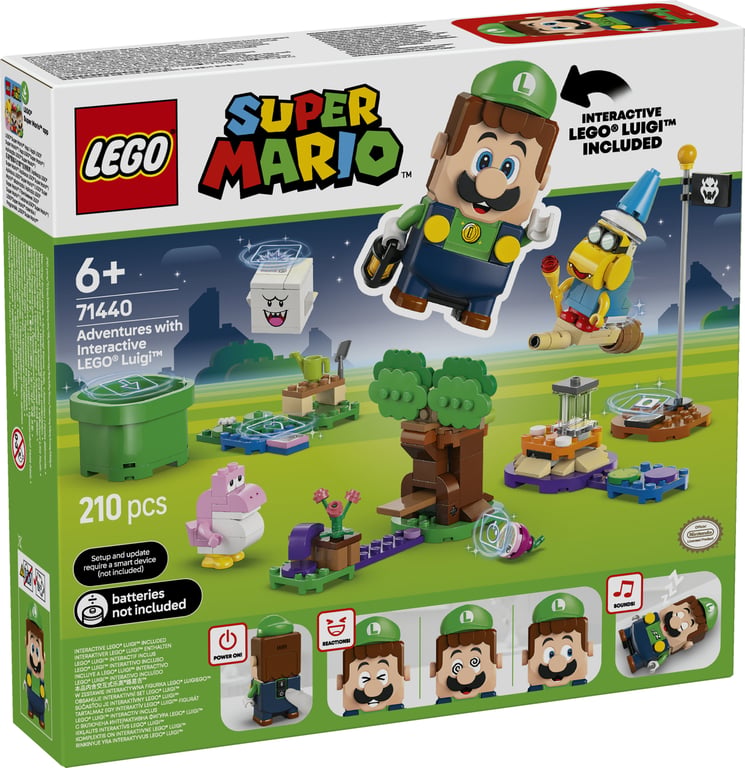 LEGO Super Mario Przygody z interaktywną figurką ® Luigi™