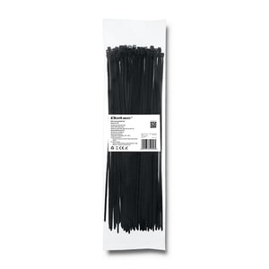 Qoltec 52200 kabelband Kabelband för stege Nylon Svart 100 st.