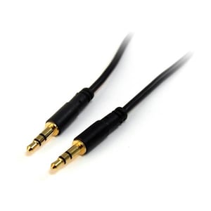 StarTech MU6MMS 1.8 m 3.5 mm Audio Cable, Black