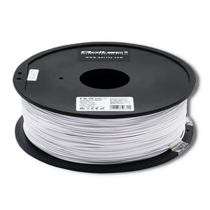 Qoltec 50671 3D-utskriftsmaterial Polymjölksyra (PLA) Vit 1 kg