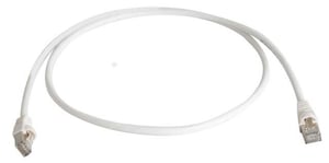 Telegärtner S-FTP Cat.7, 10 m, MP8 FS600, LSZH-nätverkskabel, vit