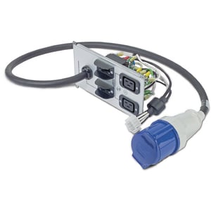 APC Symmetra LX rackmonterad bakplatta (2*C19, 1*IEC 309)