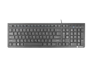 NATEC DISCUS 2 Keyboard Home/Office USB QWERTY US International Black