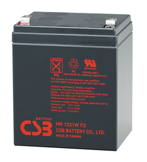CSB HR1221WF2 akumulator Ołowiowo-kwasowa 12 V 5,1 Ah