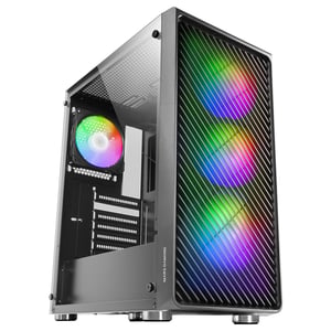 Mars Gaming MCF – Halterungen & Befestigungen für Midi-Tower-Computer, schwarz