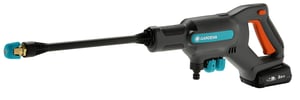 Gardena AquaClean 24/18V P4A podkładka ciśnieniowa Kompaktowy Bateria 250 l/h Czarny, Niebieski, Pomarańczowy