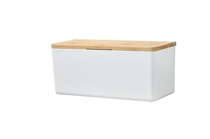 TESA BABOO Beige, vit plastförvaring för badrummet