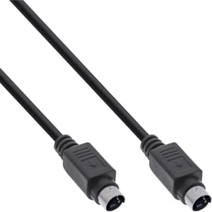InLine 89950 S-video-kabel 2 m S-Video (4-stifts) Svart