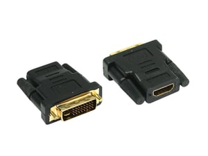 Alcasa HDMI 19pin - DVI Czarny