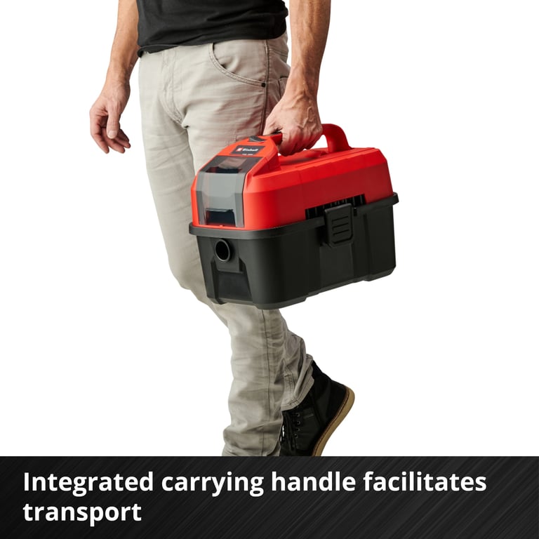 Einhell TE-VC 18/10 Li-Solo 10 l Czarny, Czerwony