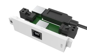 Vision TC3 USBB+ gniazdko elektryczne USB Biały