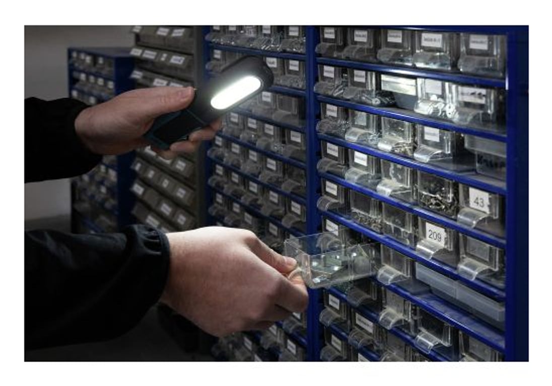 Ansmann WL350R Czarny, Niebieski LED