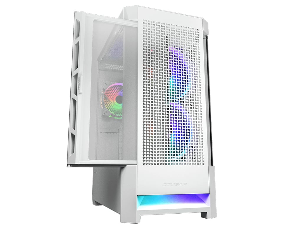 COUGAR CGR-5ZD1W-AIR-RGB Midi Tower Biały