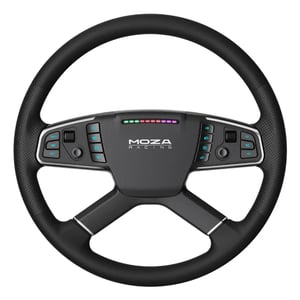 Moza Racing TSW Truck Wheel Schwarz PC-Lenkrad