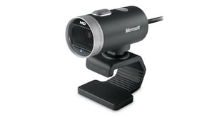 Microsoft LifeCam Cinema webbkamera 1 MP 1280 x 720 px USB 2.0 Svart, Silver