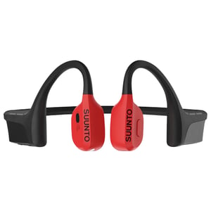 Suunto WING Wireless Over-Ear Sports Bluetooth Headset, Black, Red