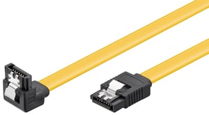 Goobay 95018 SATA-Kabel 0,3 m, SATA 7-polig, gelb