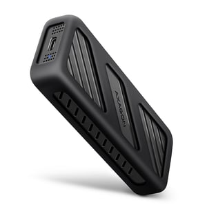 Axagon EEM2-20G NVMe-SSD-Gehäuse USB-C 3.2 20 Gbit/s 2230 – 2280 – schwarz SSD-Gehäuse Schwarz M.2