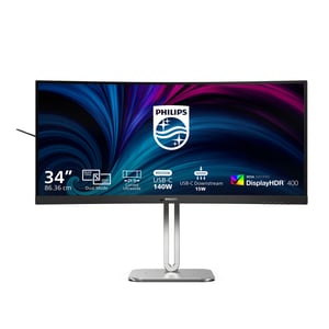 Philips 5000 series 34B2U5900C/00 monitor komputerowy 86,4 cm (34") 5120 x 2160 px WUHD LCD Szary