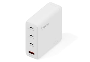 Digitus GaN II-Netzladegerät 140 W | 3x USB-C, 1x USB-A | PD 3.0, QC 3.0 | Weiß