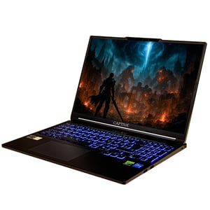 CAPTIVA 95052 notebook/laptop Intel® Core™ i7 i7-14650HX 40,6 cm (16") WQXGA 32 GB DDR5-SDRAM SSD NVIDIA GeForce RTX 5070 Wi-Fi 6 (802.11ax) Windows 11 Home Niemiecki Czarny