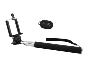 Esperanza EMM117 selfie-pinne för smartphone, aluminium, svart