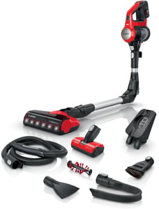 Bosch BCS711PET Stabstaubsauger/Elektrobürste Vertikalstaubsauger Akku Trocken Beutellos 0,3 l Schwarz, Rot 3 Ah