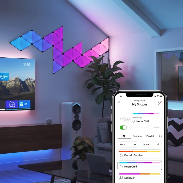 Nanoleaf NL47-0101TW-3PK inteligentne oświetlenie Inteligentny panel Wi-Fi