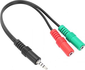 SPEEDLINK SL-450103-BK Audiokabel 0,23 m 3,5 mm 2 x 3,5 mm Schwarz