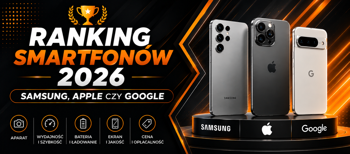Najlepsze smartfony 2026 – ranking topowych modeli