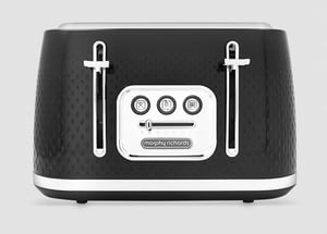Morphy Richards 243010 toster 4 kaw. 1880 W Czarny, Chrom