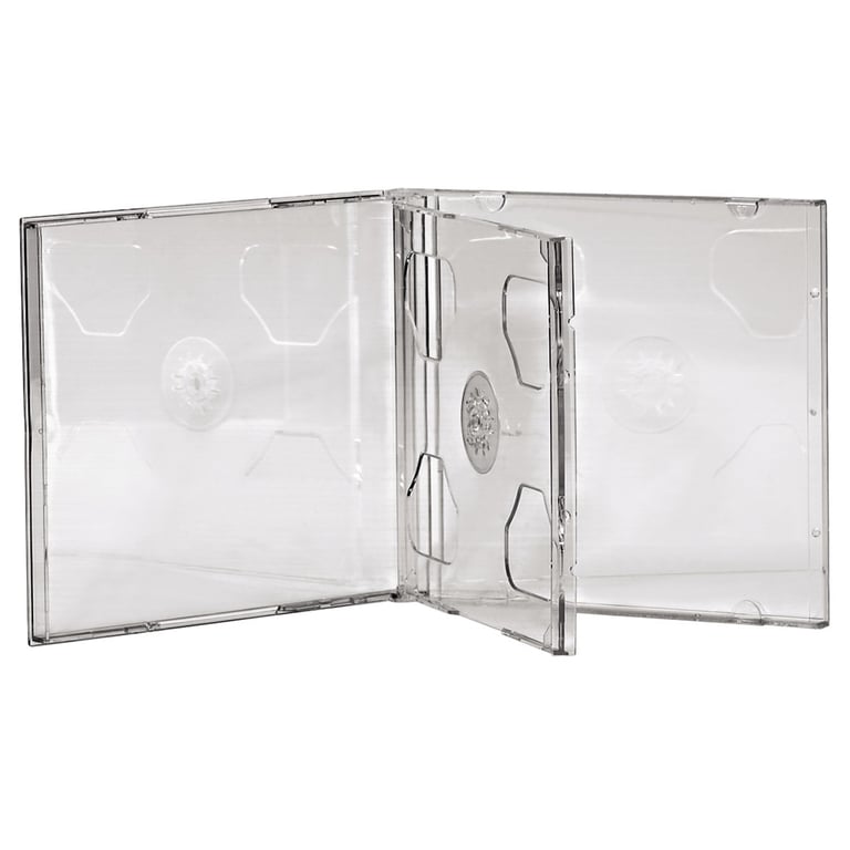 Hama CD Double Jewel Case, Pack 5 2 dysków Przezroczysty