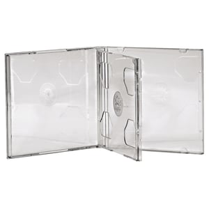 Hama CD Double Jewel Case, Pack 5 2 dysków Przezroczysty