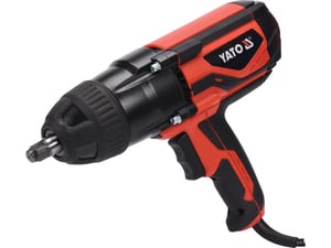 Yato YT-82021 eldriven skruvdragare 1/2" 2600 varv/min 600 N·m Svart, Röd 1020 W