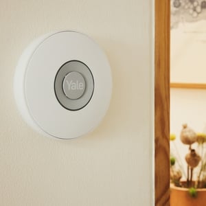 Yale Indoor Siren Syrena bezprzewodowa Wewnętrzna Szary, Biały