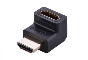 Ugreen 20110 HDMI-kabeladapter Svart, Guld